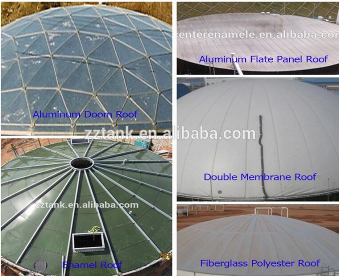 Υδροσυλλεκτικές δεξαμενές με γυάλινη επένδυση με κωνική οροφή 0