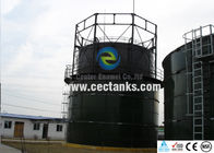 Κύψο λιωμένο χάλυβα δεξαμενές αποθήκευσης νερού για εγκαταστάσεις βιοαερίου / εγκαταστάσεις επεξεργασίας λυμάτων
