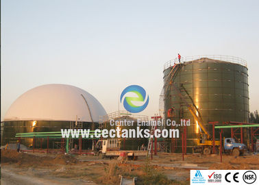 Τάνκ αποθήκευσης βιοαερίου από γυαλί λιωμένο σε χάλυβα με αντοχή στη διάβρωση και χαμηλό κόστος συντήρησης