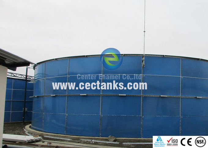 Βιομηχανικές δεξαμενές αποθήκευσης νερού με επικάλυψη από γυαλί, δεξαμενές αποθήκευσης αερίου / υγρού πορσελάνης με επικάλυψη από γυαλί σμάλτου 1
