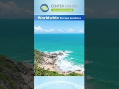 Τανκς αποβλήτων από γυαλί λιωμένο με χάλυβα με διάρκεια ζωής 30 ετών