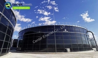 Σκούρο πράσινο αμπαρωμένες δεξαμενές αντιδραστήρων χάλυβα CSTR για το θαλασσινό νερό νερού αποβλήτων