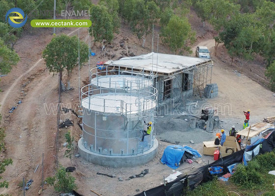 AWWA D103 Τυποποιημένες τανκς από γαλβανισμένο χάλυβα για αποθήκευση νερού για την προστασία από πυρκαγιά