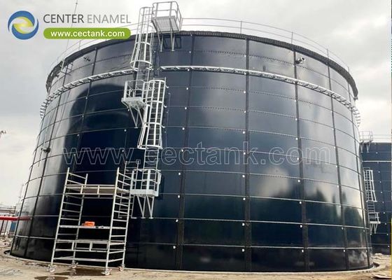 200,000 γαλόνια δεξαμενή αποθήκευσης λάσπης από γυαλί συνδυασμένο με χάλυβα σύμφωνα με την AWWA D103-09