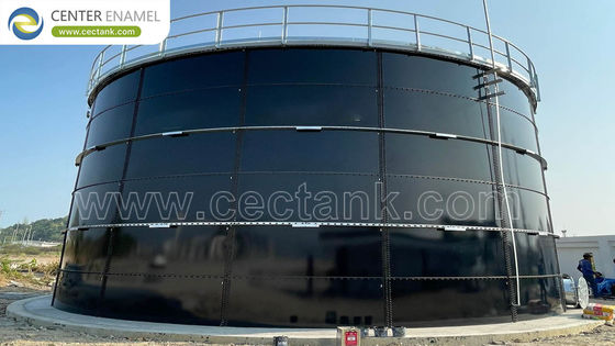 200Τάνκες αποθήκευσης χάλυβα με υαλοπίνακα, 1000 γαλόνια, με στέγες από αλουμινένιο κράμα: Μια βιώσιμη λύση για τη διαχείριση των χημικών αποβλήτων των χωματεριών