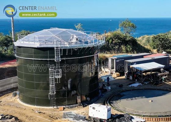NSF 61 Τανκς αποθήκευσης νερού από χάλυβα με γυάλινη επένδυση για εφαρμογές αποθήκευσης υγρών και ξηρών χύδην