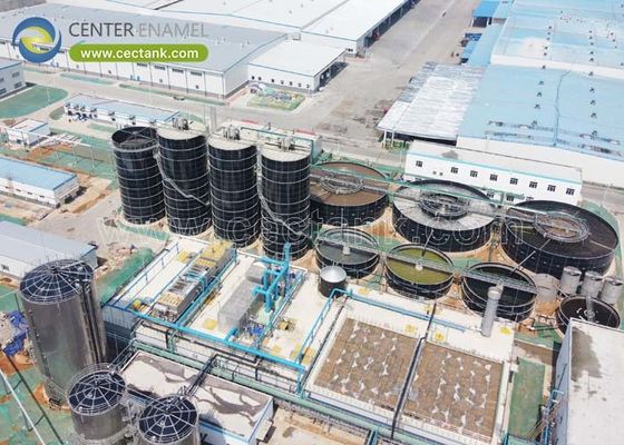 50000 γαλόνια GFS Σφραγισμένη δεξαμενή αποθήκευσης βιομηχανικών λυμάτων για την επεξεργασία λυμάτων: Μια αξιόπιστη λύση για τη διαχείριση βιομηχανικών λυμάτων