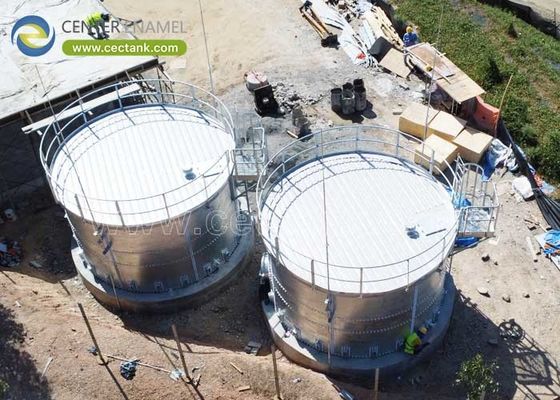 Ζυγισμένες δεξαμενές χάλυβα δεξαμενές συλλογής βροχερού νερού βιώσιμη διαχείριση νερού