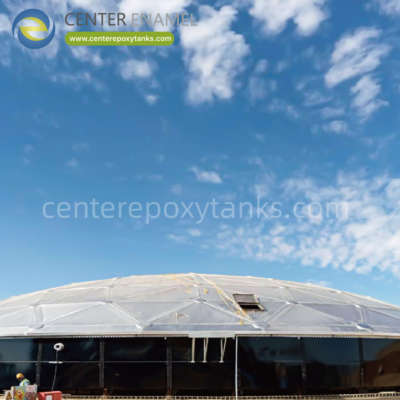 Θόλος οροφής από αλουμίνιο για αγροτικές δεξαμενές νερού: Παρέχει ανθεκτική, στεγανοποιημένη κάλυψη για το νερό των αγροκτημάτων