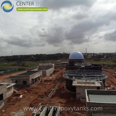 Μπαλόνι συγκράτησης βιοαερίου για δεξαμενή χωνευτήρα επεξεργασίας λυμάτων: Αποθήκευση του πολύτιμου αέριου υποπροϊόντος