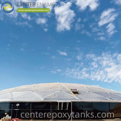 Θόλος αλουμινίου για δεξαμενή χώνευσης ιλύος: Ανθεκτικό στην διάβρωση κάλυμμα που ελαχιστοποιεί την απώλεια θερμότητας και διατηρεί τη θερμοκρασία του χωνευτήρα