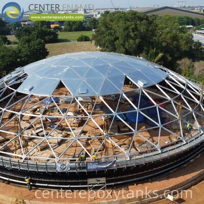 Αλουμινένιο θόλο για δεξαμενές αποθήκευσης λυμάτων: διασφαλίζει την ποιότητα και τη σταθερότητα των επεξεργασμένων λυμάτων πριν από την επαναχρησιμοποίηση ή την απόρριψη