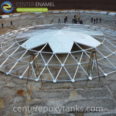 Aluminum Dome for a Dry Bulk Storage Tank: A Strong, Lightweight Roof for Protecting Materials from Rain and Moisture