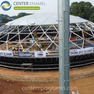 Αλουμινένια οροφή τρούλου για καυσωμένες δεξαμενές αποθήκευσης πετροχημικών προϊόντων από ανοξείδωτο χάλυβα: προσφέρει ανώτερη αντοχή στη διάβρωση ενάντια σε επιθετικούς χημικούς ατμούς και βιομηχανικά περιβάλλοντα