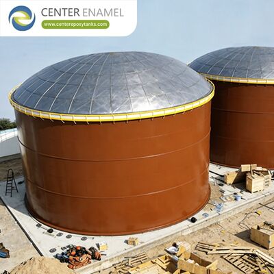 Δεξαμενή οροφής Geodesic Dome με αυτοφερόμενη δομή, υψηλή αντοχή στη διάβρωση και γρήγορη εγκατάσταση στο πεδίο