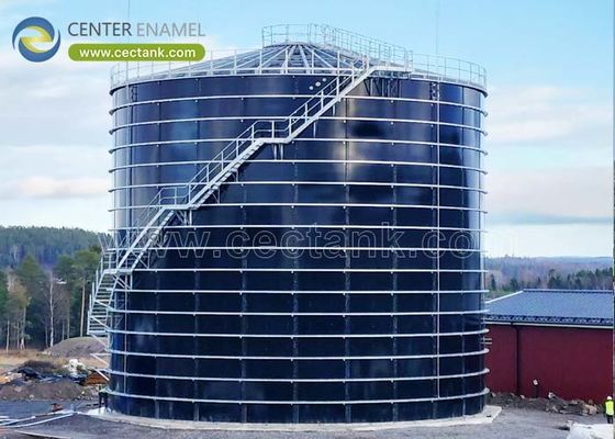 Customized Capacity Sludge Holding Tanks Made of Glass-Lined Steel Panels