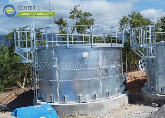 Περιβαλλοντικά φιλική ζεστή τεντωμένη γαλβανισμένη δεξαμενή ως συστατικό του συστήματος ανακύκλωσης βροχερού νερού