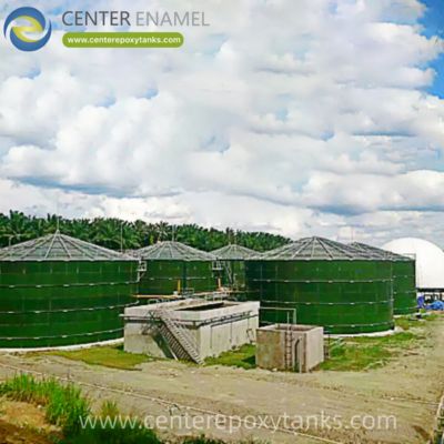 Double Membrane Biogas Holder for a Slaughterhouse Plant: Essential for Storing the High-Strength Biogas from Processing Waste Streams