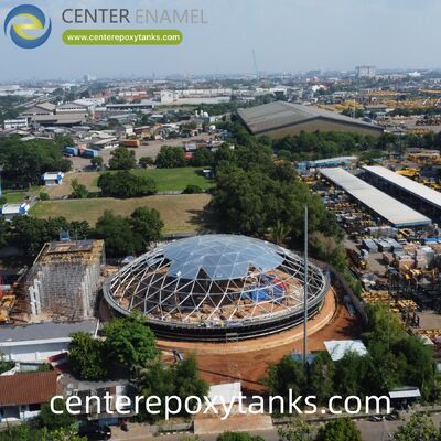 Εξωτερική Πλωτή Οροφή για Συγκολλημένες Χαλύβδινες Δεξαμενές για Δεξαμενές Αποθήκευσης Αργού Πετρελαίου: Καταστέλλει αποτελεσματικά την απελευθέρωση ατμών από πτητικά μείγματα αργού πετρελαίου