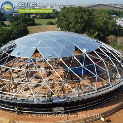 Αλουμινένιο θόλο για συγκολλημένες δεξαμενές αποθήκευσης πετρελαίου από ανοξείδωτο χάλυβα: μειώνει δραματικά την απώλεια προϊόντων και παρέχει ένα κάλυμμα χωρίς συντήρηση για αποθήκευση μεγάλης κλίμακας