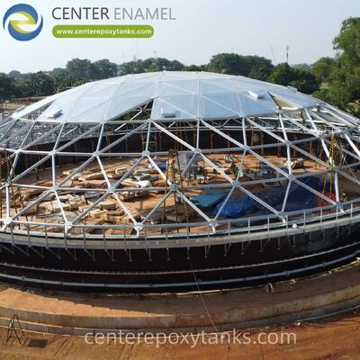 Αλουμινένιο θόλο για συγκολλημένες δεξαμενές αποθήκευσης ντίζελ από ανοξείδωτο χάλυβα: ελαχιστοποιεί την εξάτμιση καυσίμου και εμποδίζει το βροχερό νερό να θέσει σε κίνδυνο τη σταθερότητα του καυσίμου