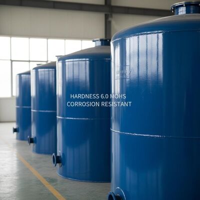 RAL5013 Cobalt Blue Glass Συντηγμένο Χάλυβα Δοχεία με Σκληρότητα 6,0 Mohs Ανθεκτικά στη Διάβρωση Βιομηχανικές Δεξαμενές αποθήκευσης
