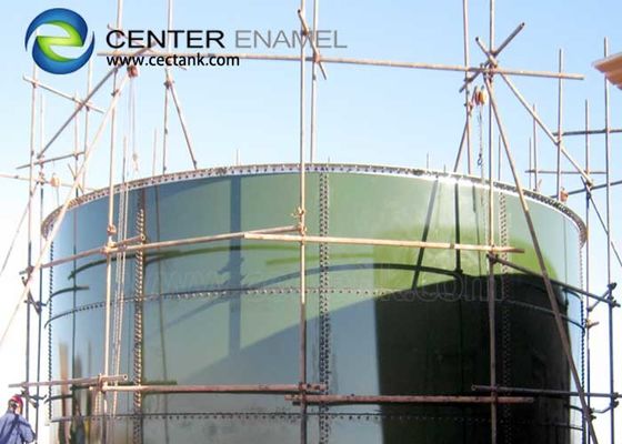 Γυαλί λιωμένο σε χάλυβα Συνεχείς αναμειγνύοντες αντιδραστήρες δεξαμενών CSTR για βιομηχανικές εγκαταστάσεις βιοαερίου